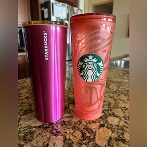 Cold Starbucks Tumblers (both)